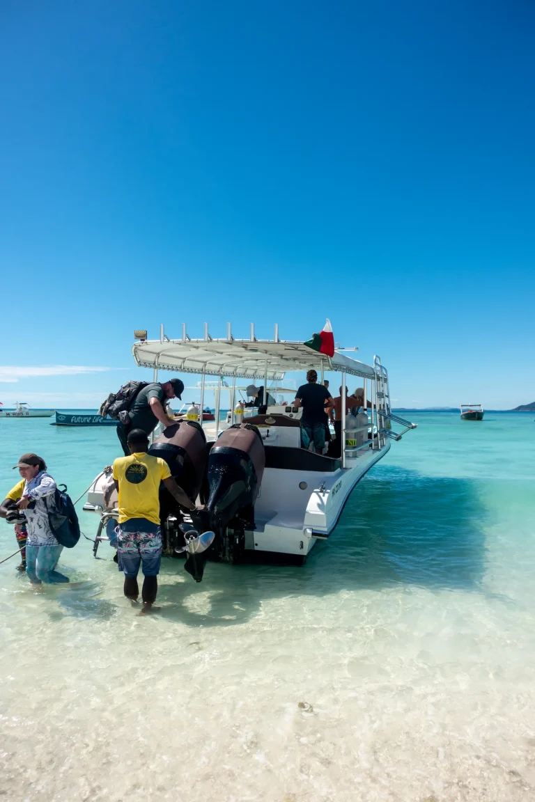 sortie excursion bateau privé confort nosy be